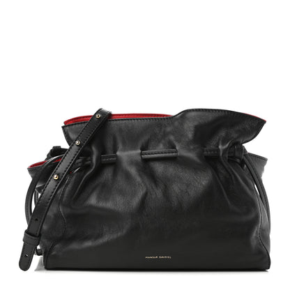 Mansur Gavriel Lambskin Mini Protea Bag Black Flamma 1 of 9