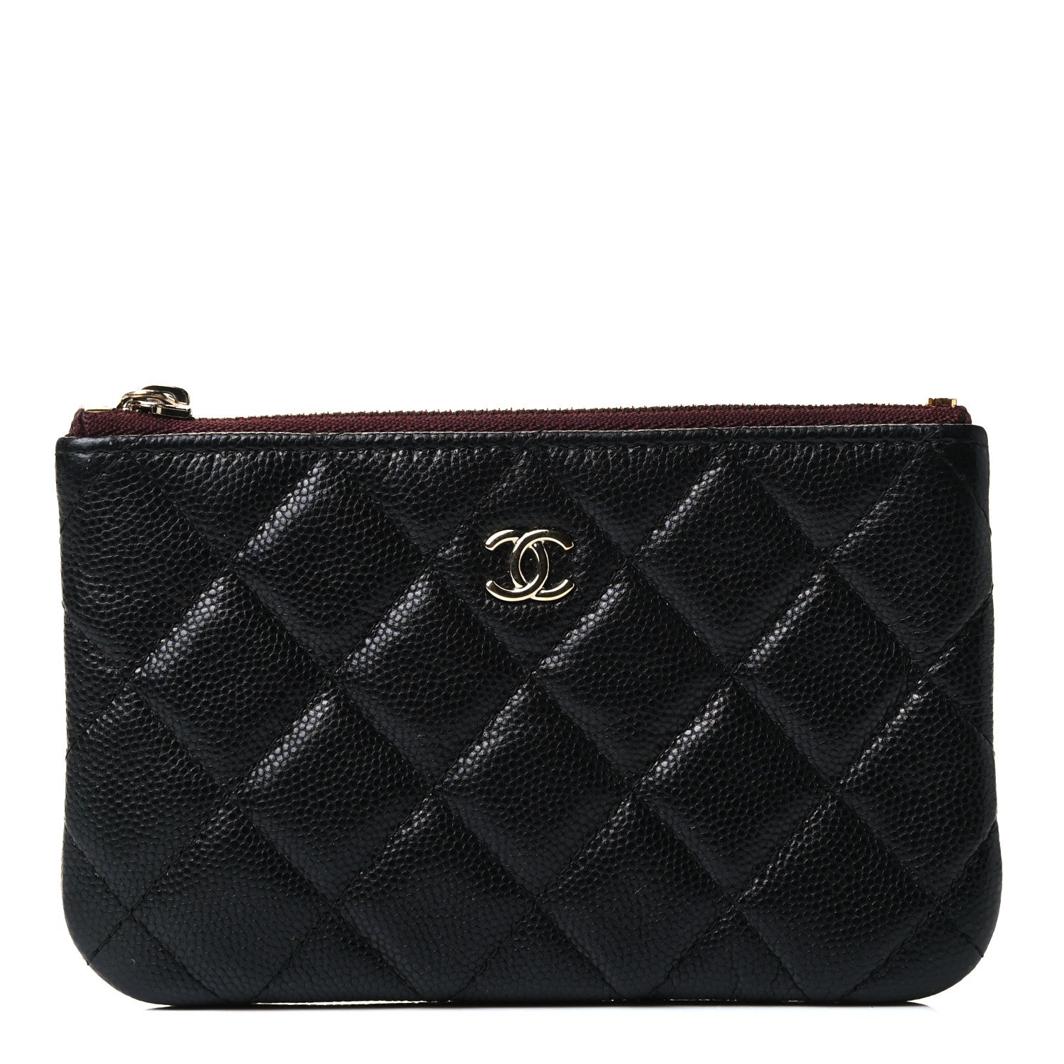 Chanel Caviar Quilted Small Cosmetic Case Black 1 of 4
