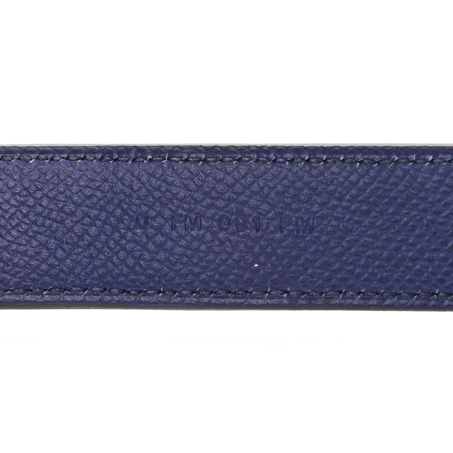 Epsom 25mm Tressage Shoulder Strap Bleu Indigo Noir Terre Battue