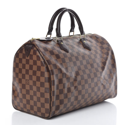 Louis Vuitton Damier Ebene Speedy 35 3 of 10