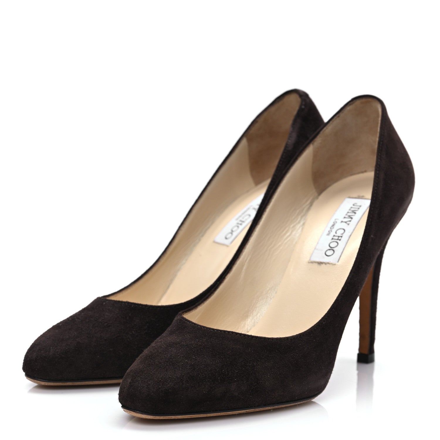 Jimmy Choo Suede Romy 85 Pumps 38 Brown 2 of 10
