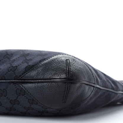 Gucci Nylon Monogram Signature Hobo Shoulder Bag Navy 9 of 9