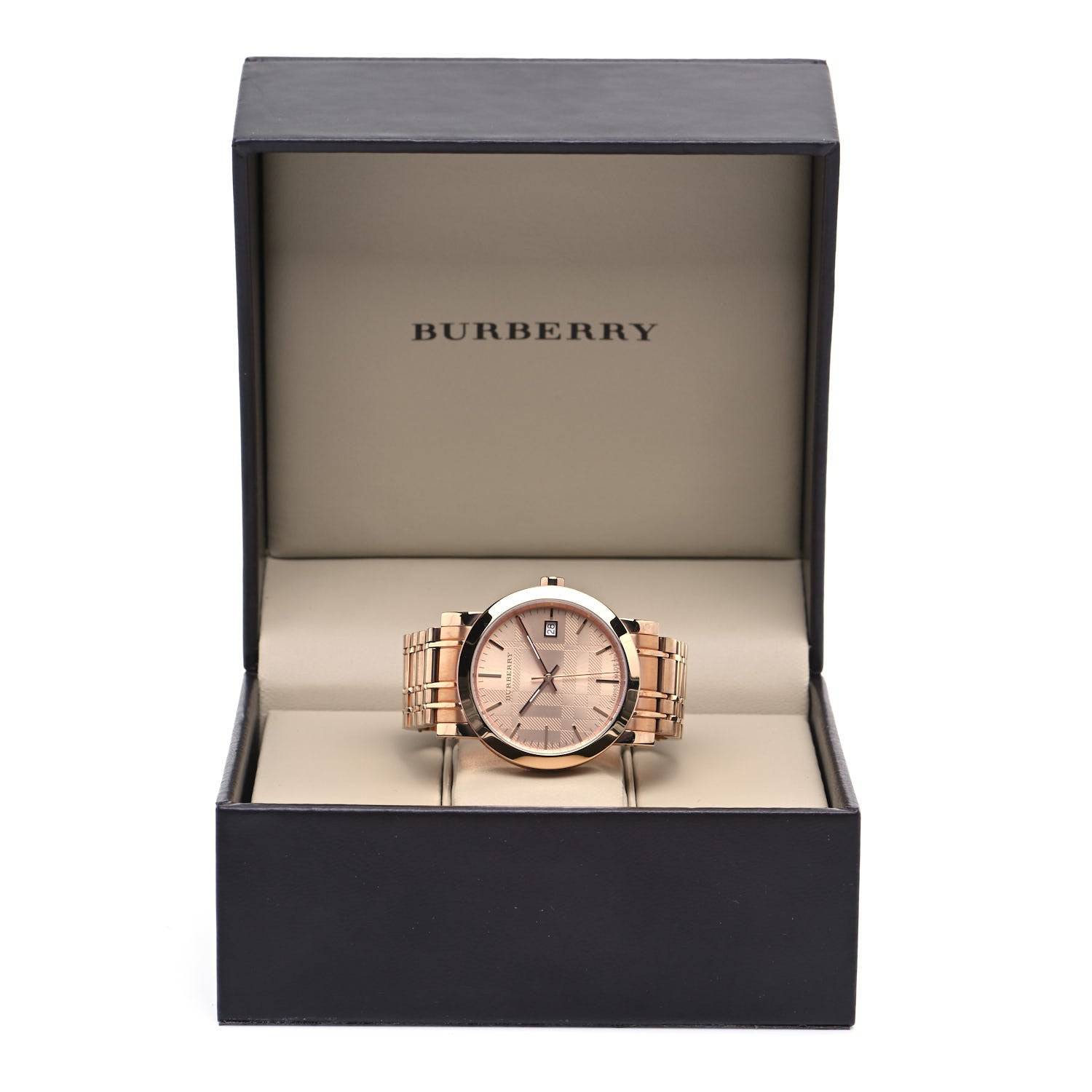 Burberry Stainless Steel 38mm Heritage Quartz Watch Rose BU1864 5 of 5