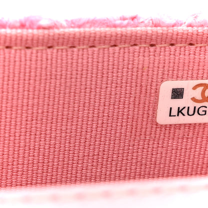 Chanel Tweed Quilted Flap Chain Waist Bag Pink 7 of 11
