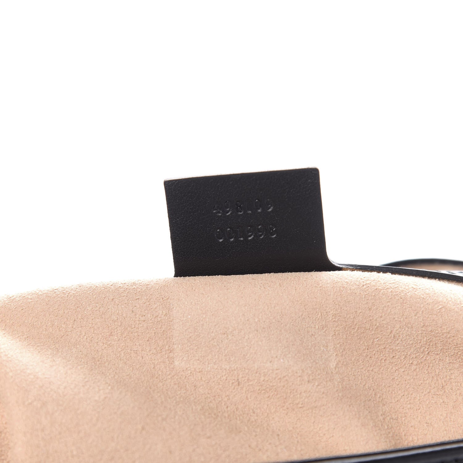 Gucci Calfskin Matelasse Medium GG Marmont Top Handle Shoulder Bag Black 6 of 10