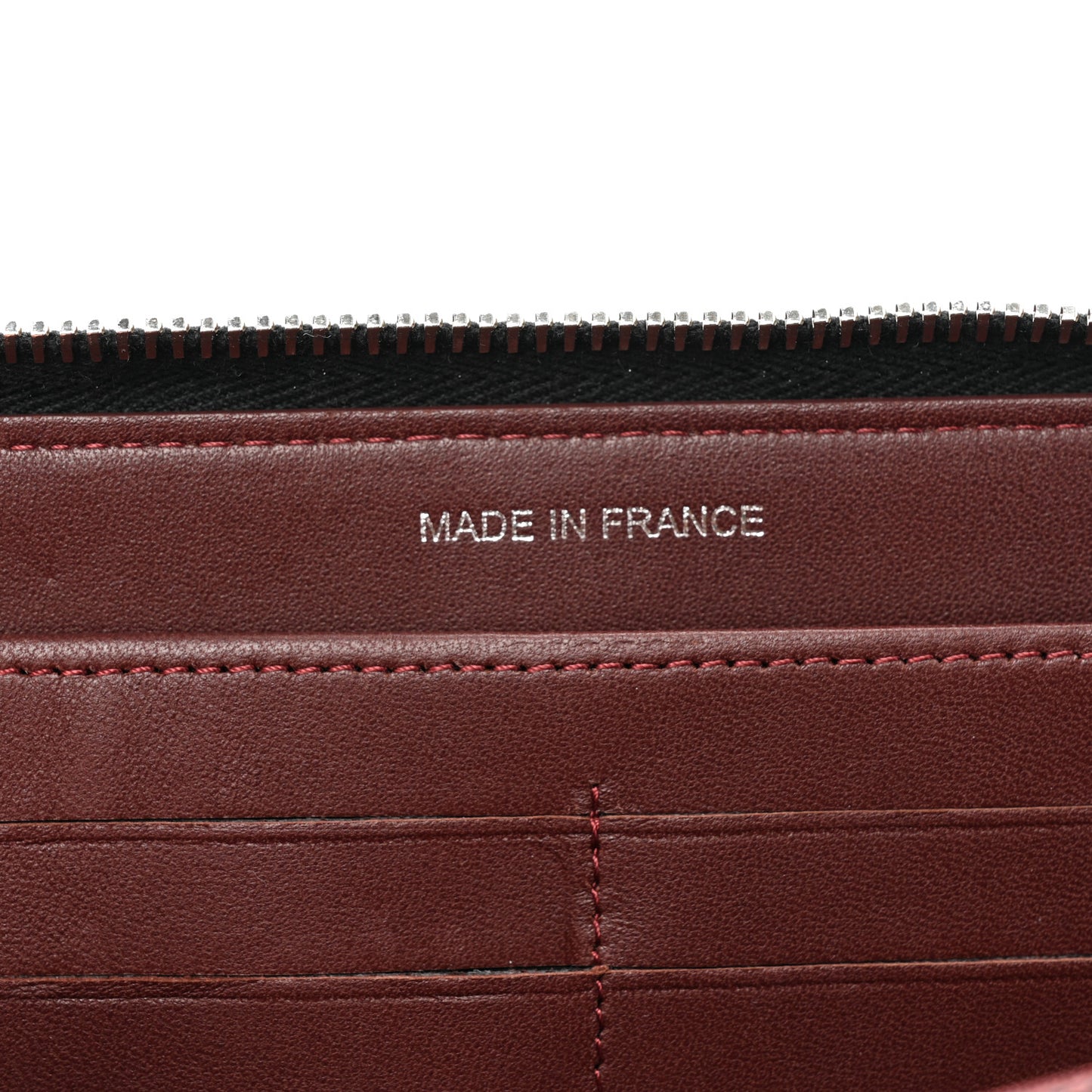 Lambskin Quilted Large Gusset Zip Around Wallet Black