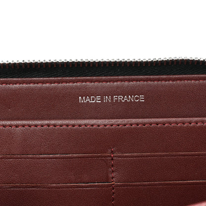 Chanel Lambskin Quilted Large Gusset Zip Around Wallet Black 10 of 15