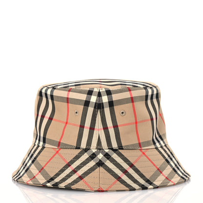 Burberry Technical Cotton Vintage Check Bucket Hat M Archive Beige 5 of 10