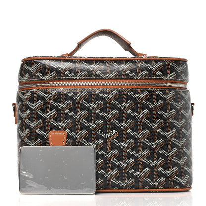 Goyard Goyardine Muse Vanity Case Black Gold 3 of 10