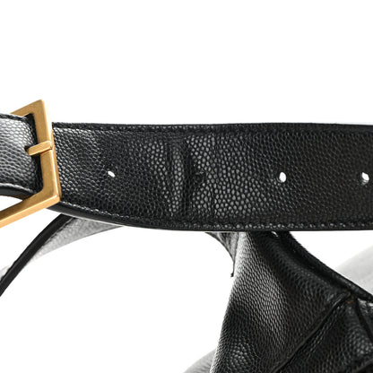 Saint Laurent Grain De Poudre Monogram Belt Bag Black 14 of 14