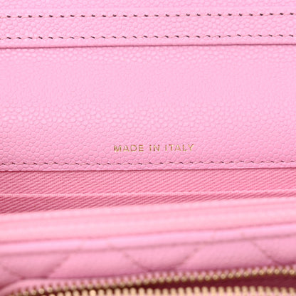 Chanel Caviar Quilted Business Affinity Clutch With Chain Flap Lilac 7 of 12