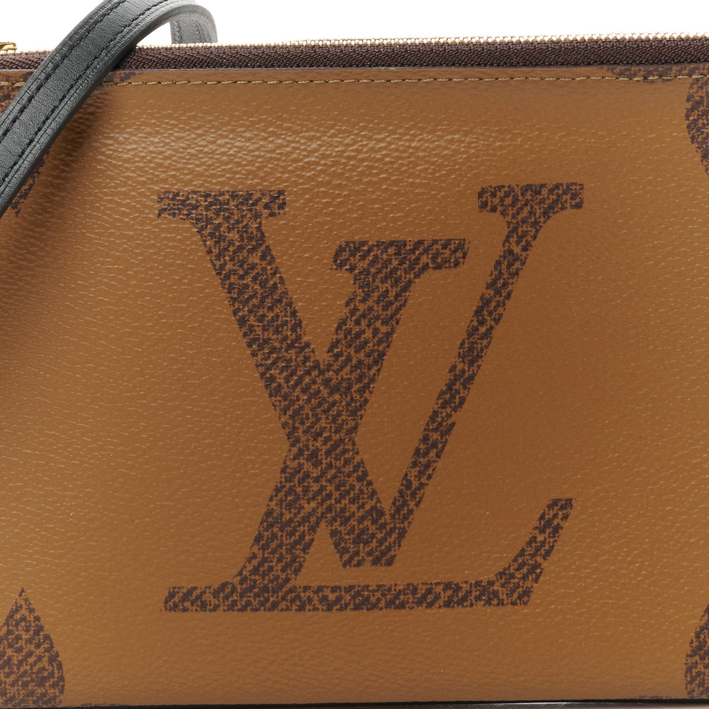 Reverse Monogram Giant Double Zip Pochette