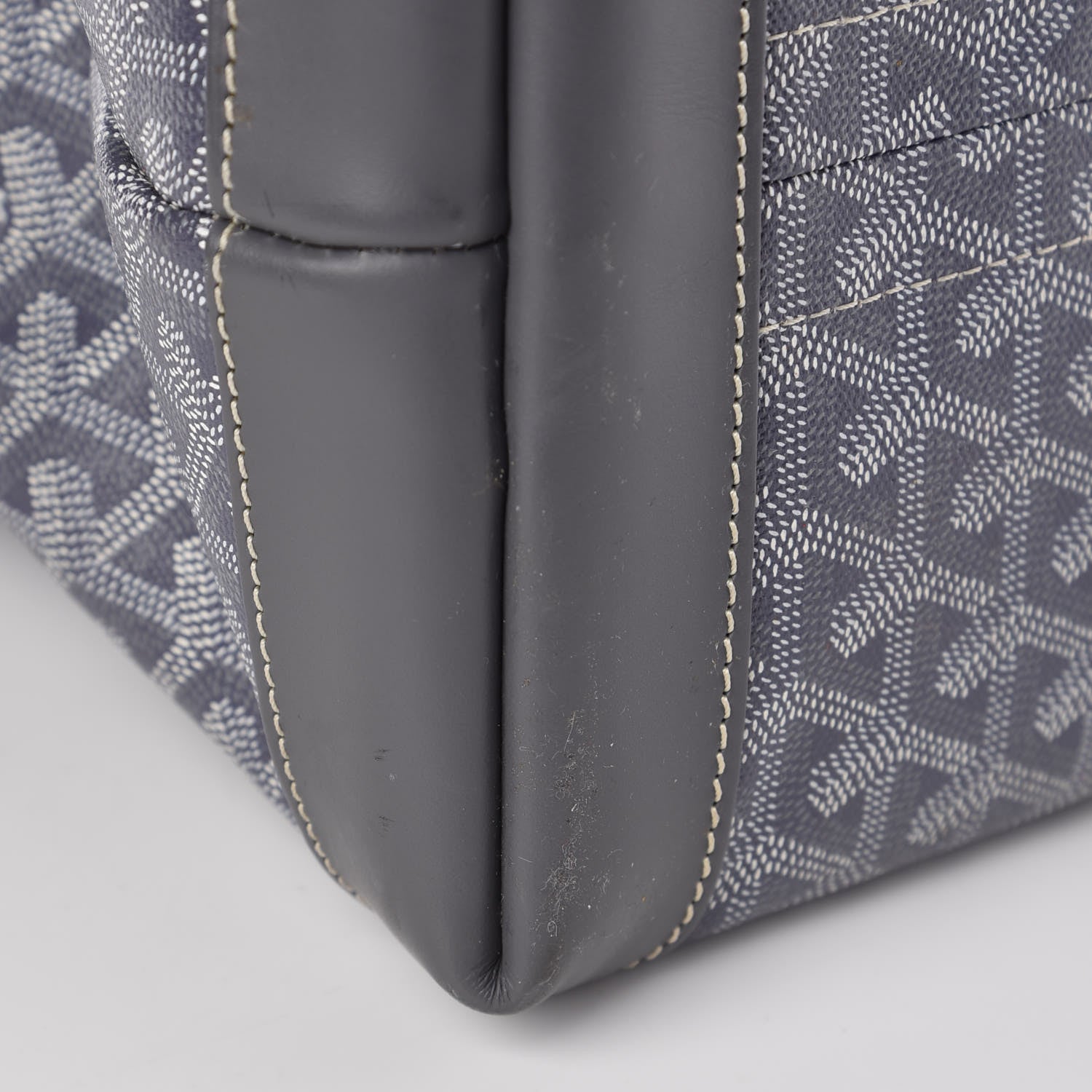 Goyard Goyardine Bellechasse GM Tote Grey 10 of 12