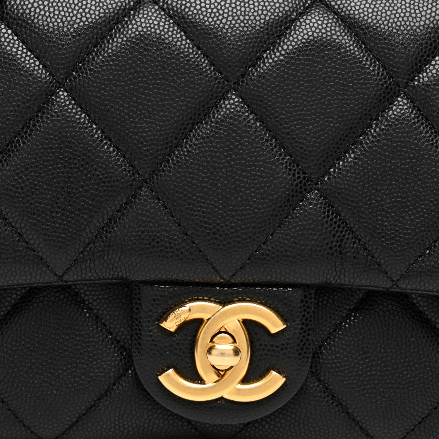 Chanel Caviar Quilted Small Twist Your Buttons Flap Black 8 of 10