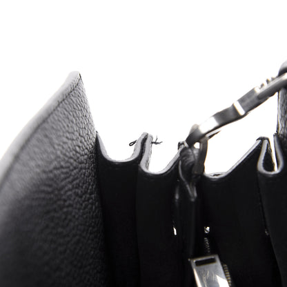 Saint Laurent Grained Calfskin Small Supple Sac De Jour Black 9 of 10