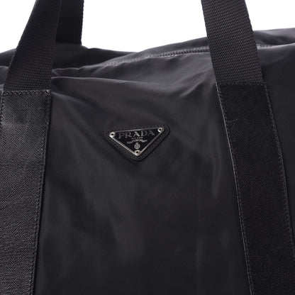 Prada Tessuto Nylon Saffiano Carry On Travel Bag Black 10 of 14