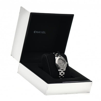 Chanel Titanium Ceramic 33mm J12 Chromatic Quartz Watch 5 of 5