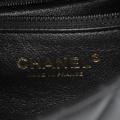 Chanel Lambskin Quilted Flap Clutch Black 6 of 8