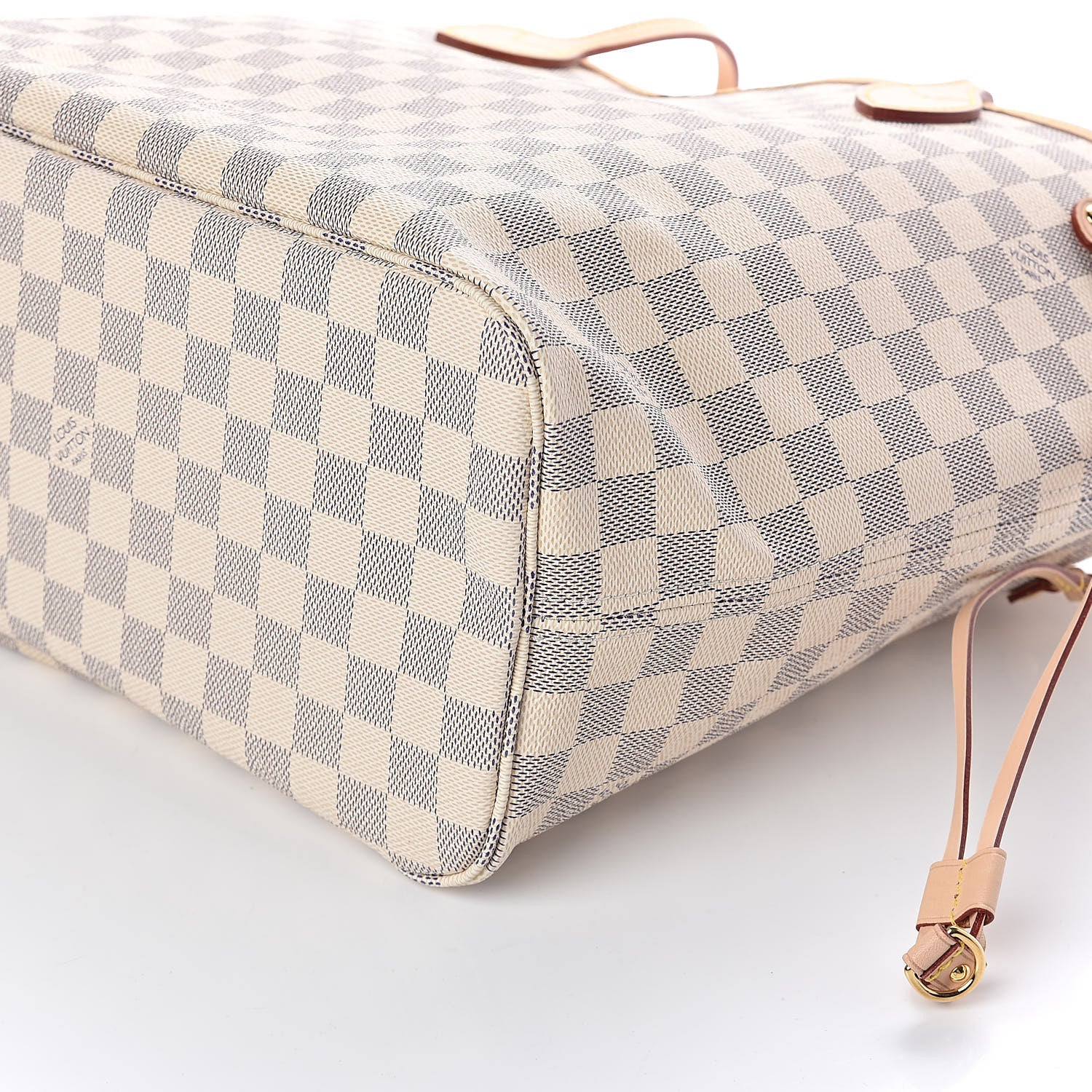 Louis Vuitton Damier Azur Neo Neverfull MM Rose Ballerine 10 of 10