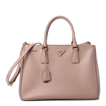 Prada Saffiano Small Galleria Double Zip Tote Cammeo 1 of 4
