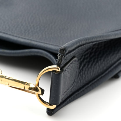 Hermes Taurillon Clemence Evelyne III GM Bleu Nuit 17 of 19
