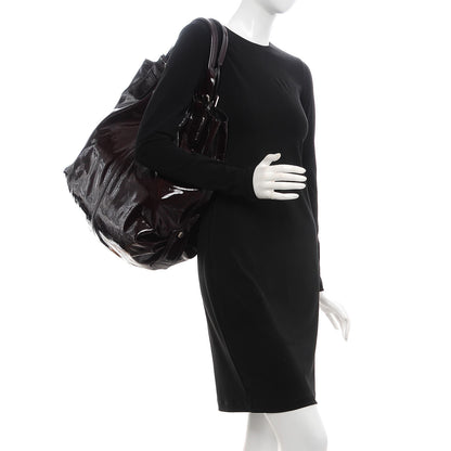 Alexander McQueen Patent Faithful Tote Purple 2 of 7