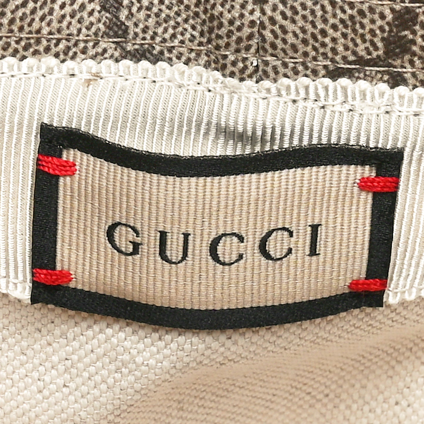 GG Supreme Monogram Azalea Calfskin Dusty Carnation Retro Interlocking G Bucket Hat S Beige Ebony Multicolor