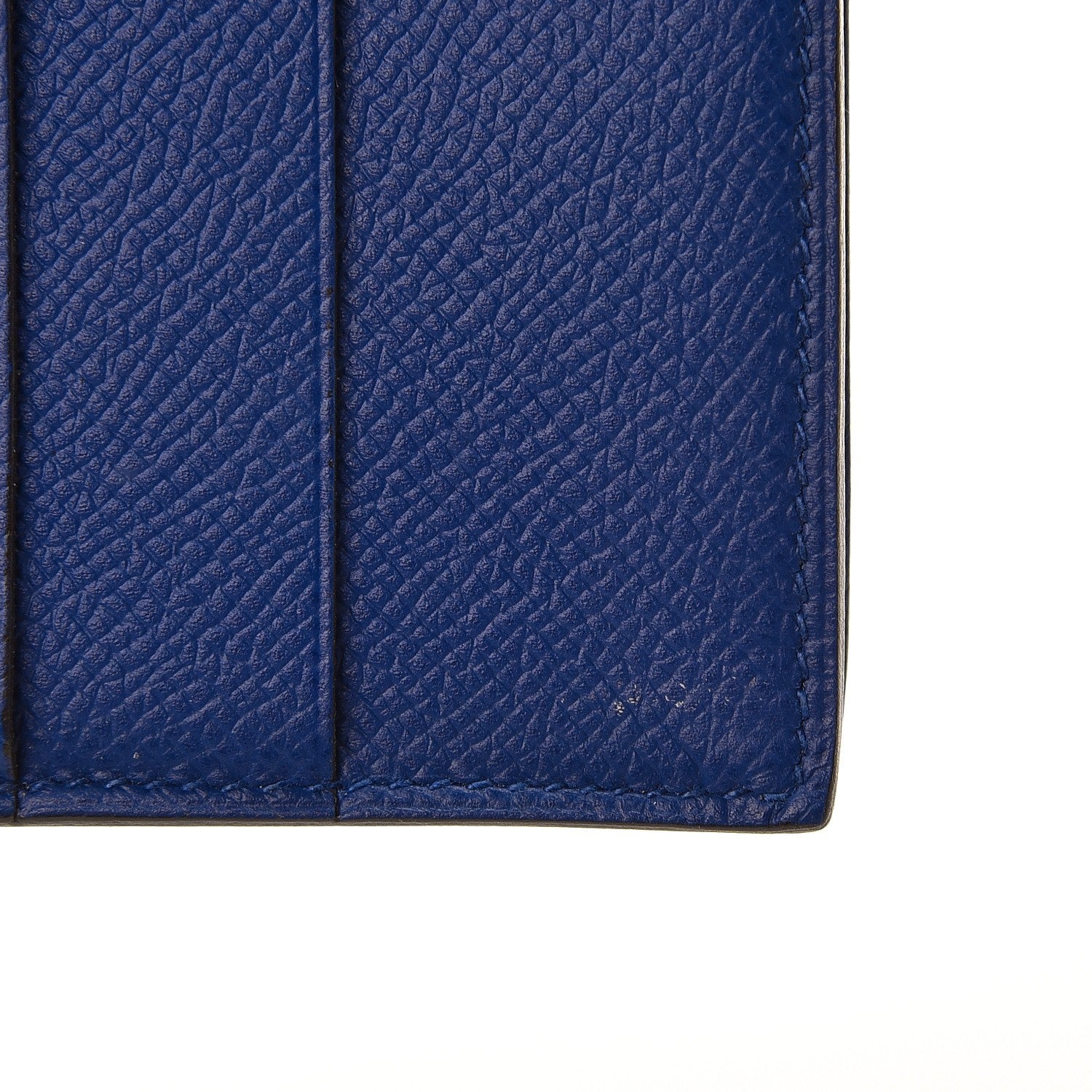 Hermes Epsom Bearn Gusset Wallet Bleu Electrique 10 of 10