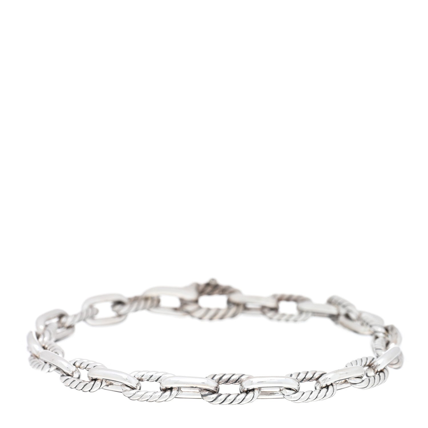 David Yurman Sterling Silver 5.5mm Madison Chain Bracelet 1 of 3