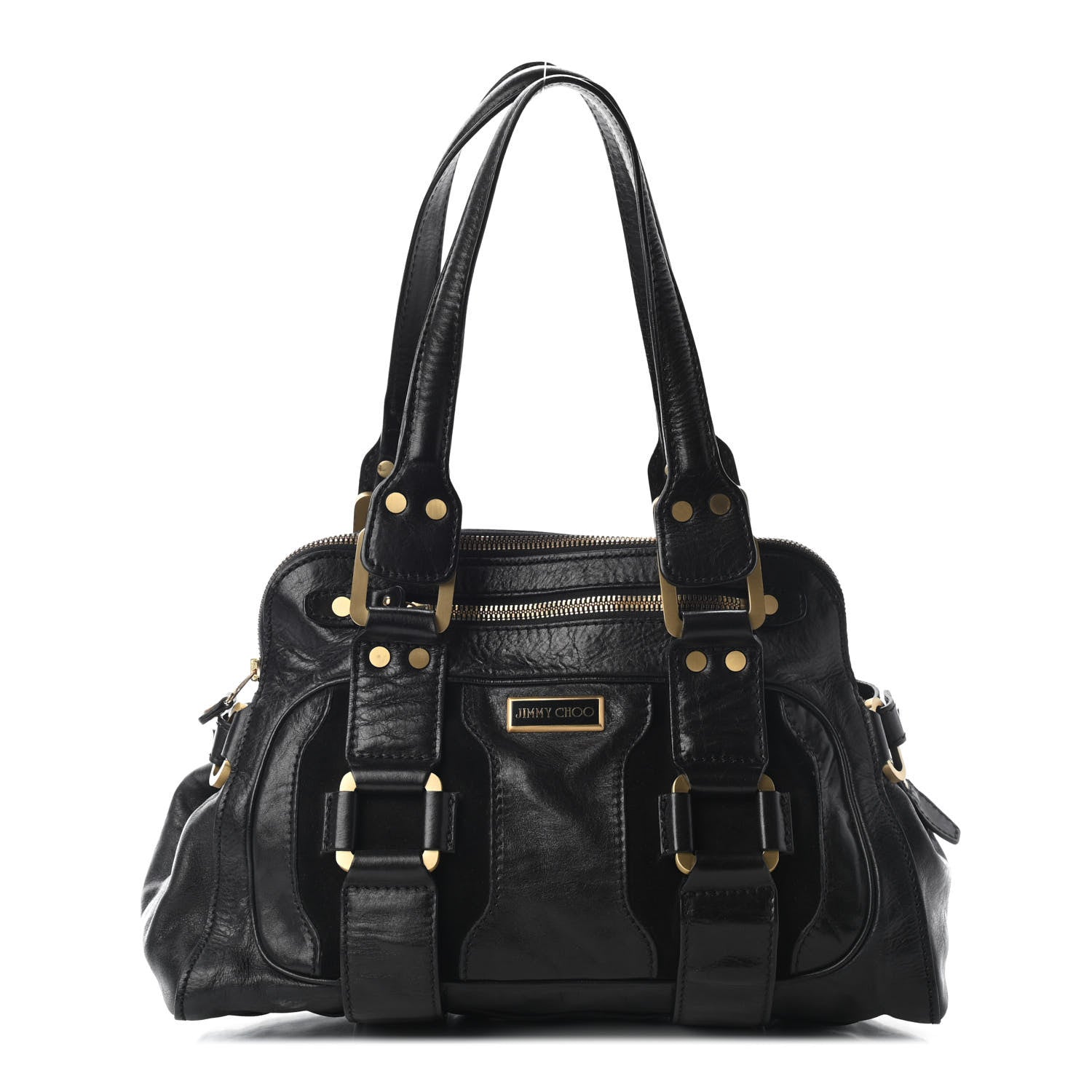 Jimmy Choo Calfskin Mahala Black 1 of 8