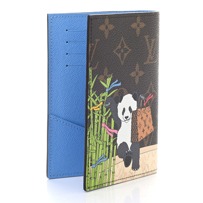 Louis Vuitton Monogram 2021 Christmas Animation China Passport Cover Myosotis Blue 3 of 6