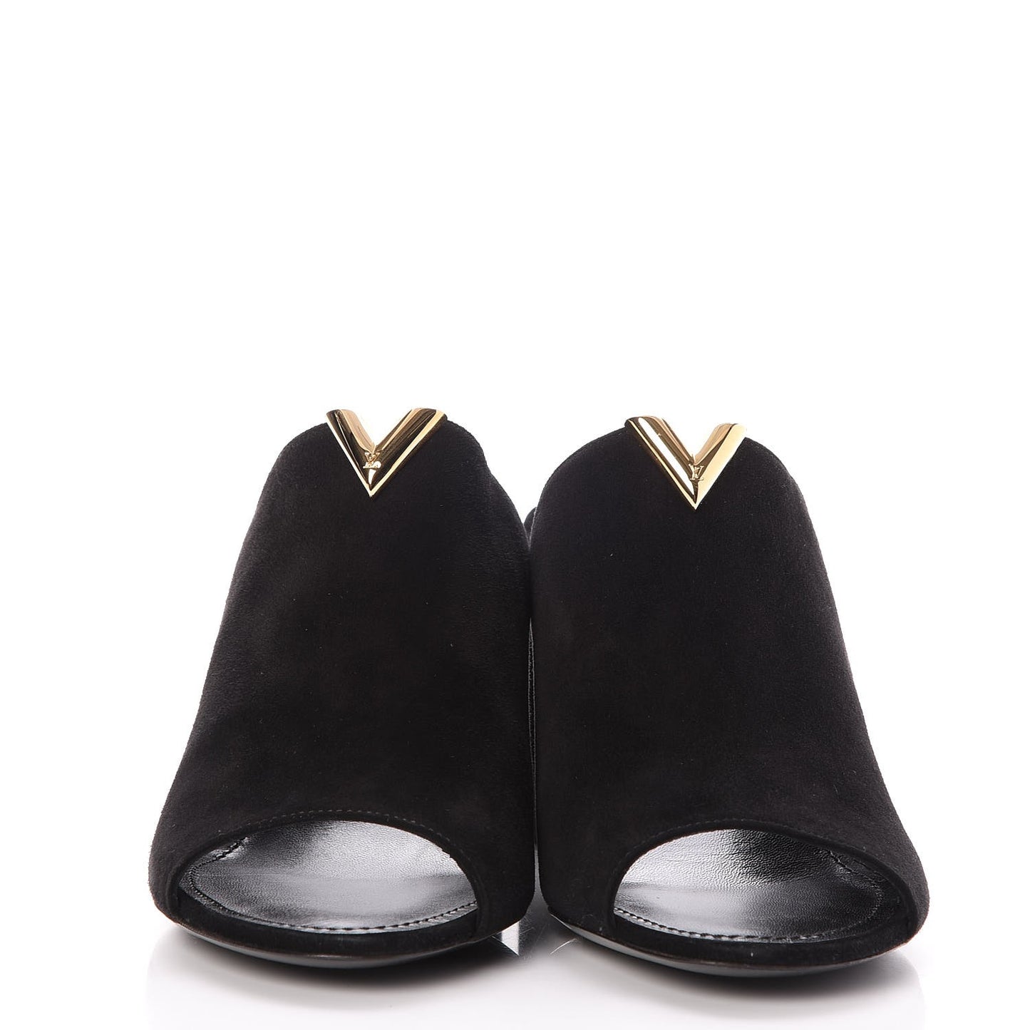 Suede Bahiana Mules 38 Black