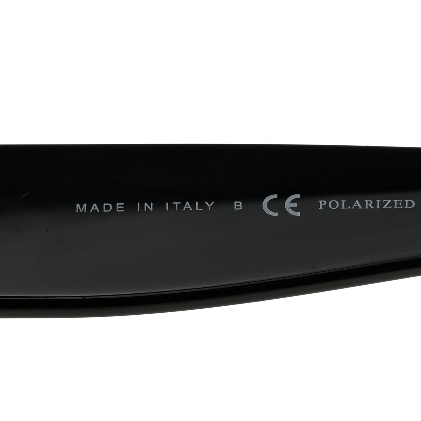 Acetate Polarized Oval CC Sunglasses 5469-B Black