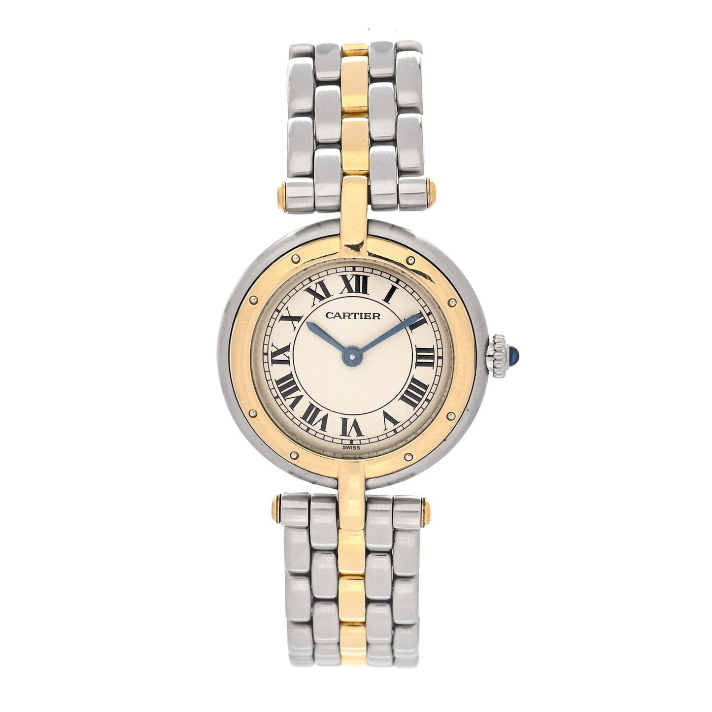 Stainless Steel 18K Yellow Gold 24mm Panthere Vendome Quartz Watch