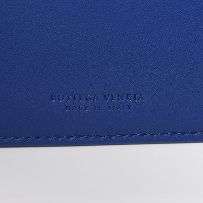 Bottega Veneta Nappa Intrecciato Crocodile Bi-Fold Wallet Cobalt Blue 6 of 9