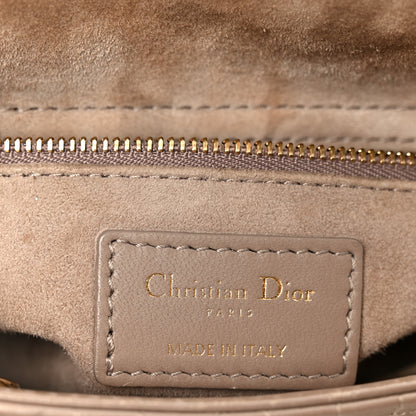 Christian Dior Lambskin Cannage Small My ABCDior Lady Dior Warm Taupe 6 of 11