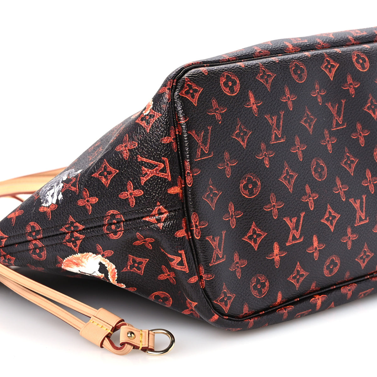 Louis Vuitton Catogram Neverfull MM Marron 9 of 10