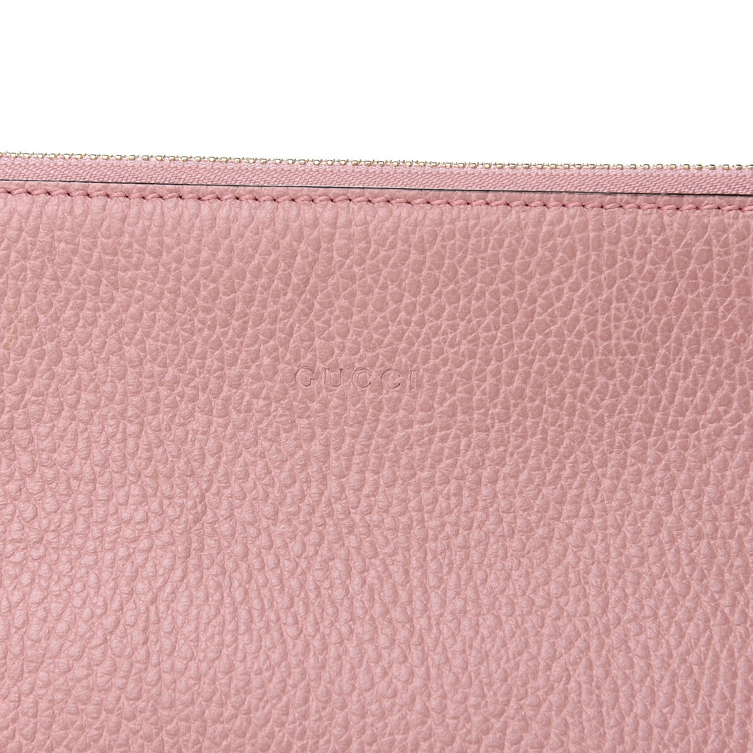 Gucci Calfskin Large Bamboo Clutch Pink 8 of 8