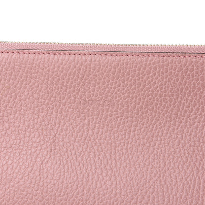 Gucci Calfskin Large Bamboo Clutch Pink 8 of 8