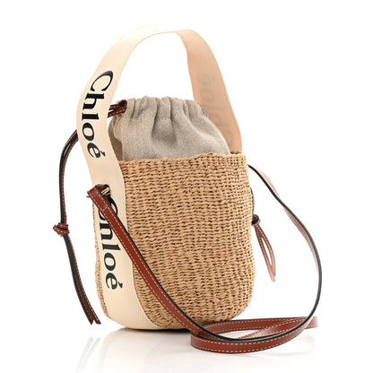 Chloe Natural Woven Fiber Small Woody Basket 3 of 12