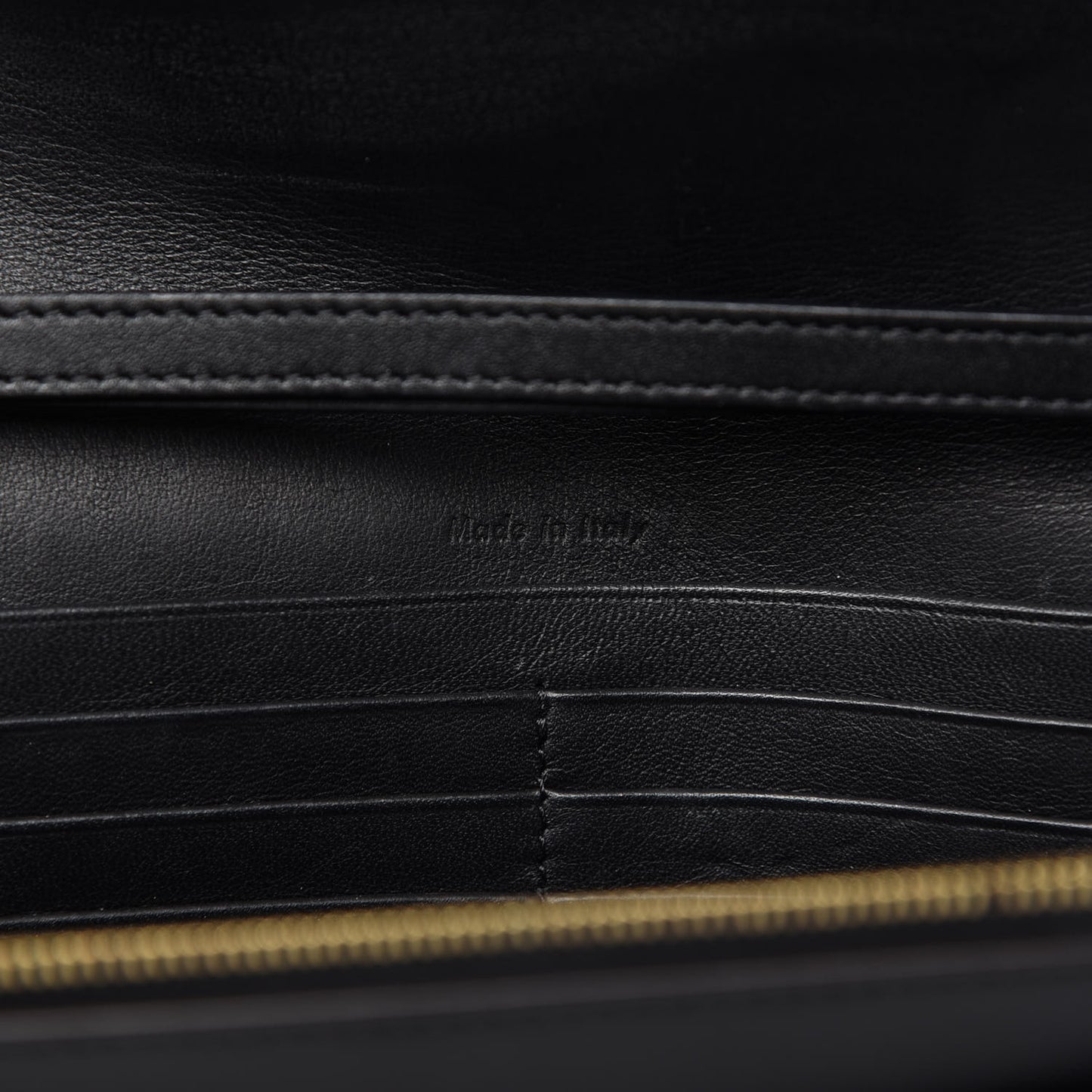 Stingray Calfskin Clutch on a Chain Navy