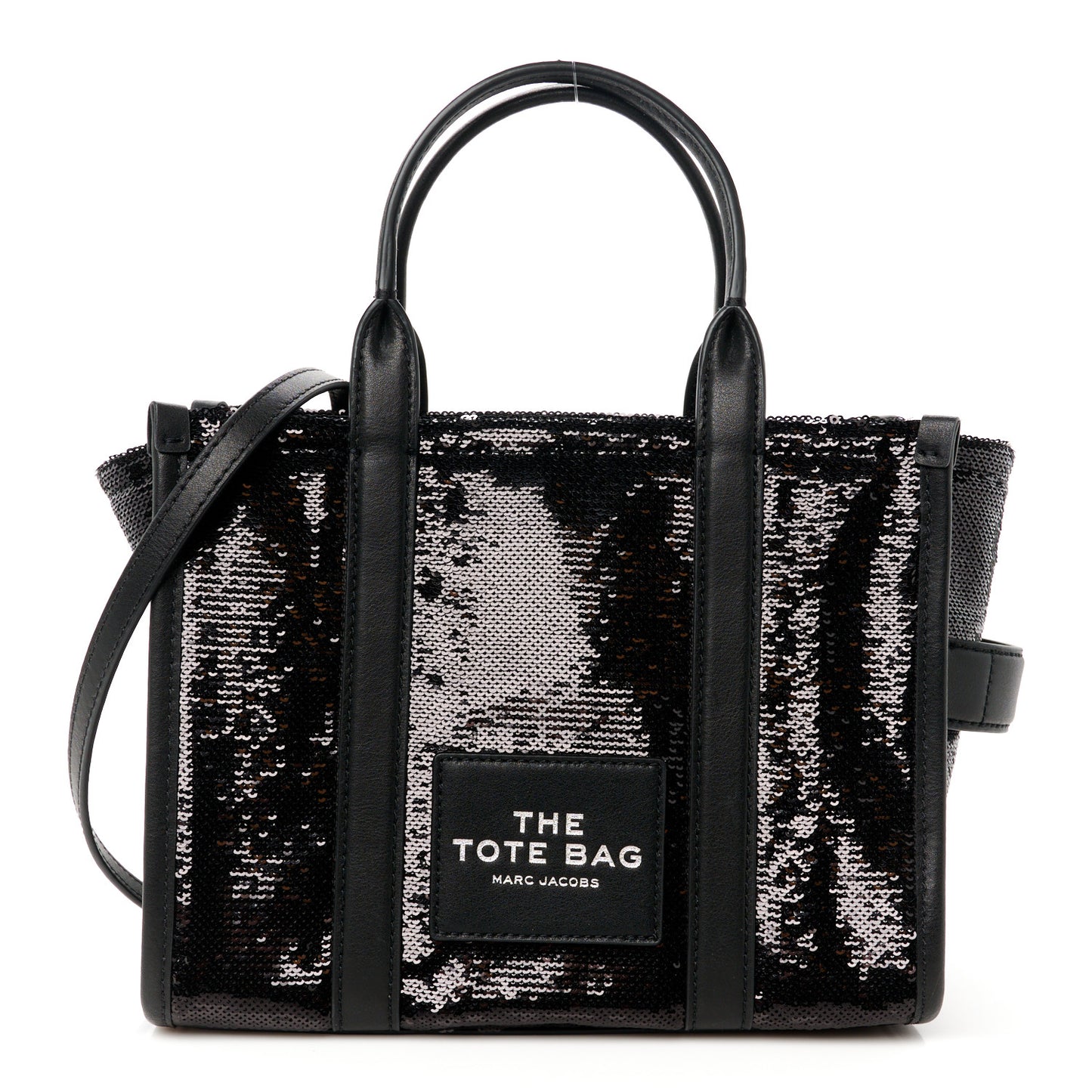 Sequin Small The Tote Bag Black