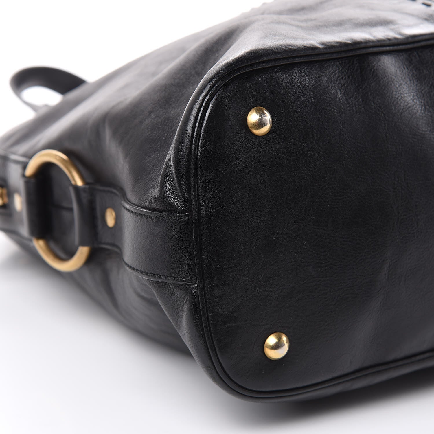 Saint Laurent Calfskin Oversized Muse Black 8 of 15