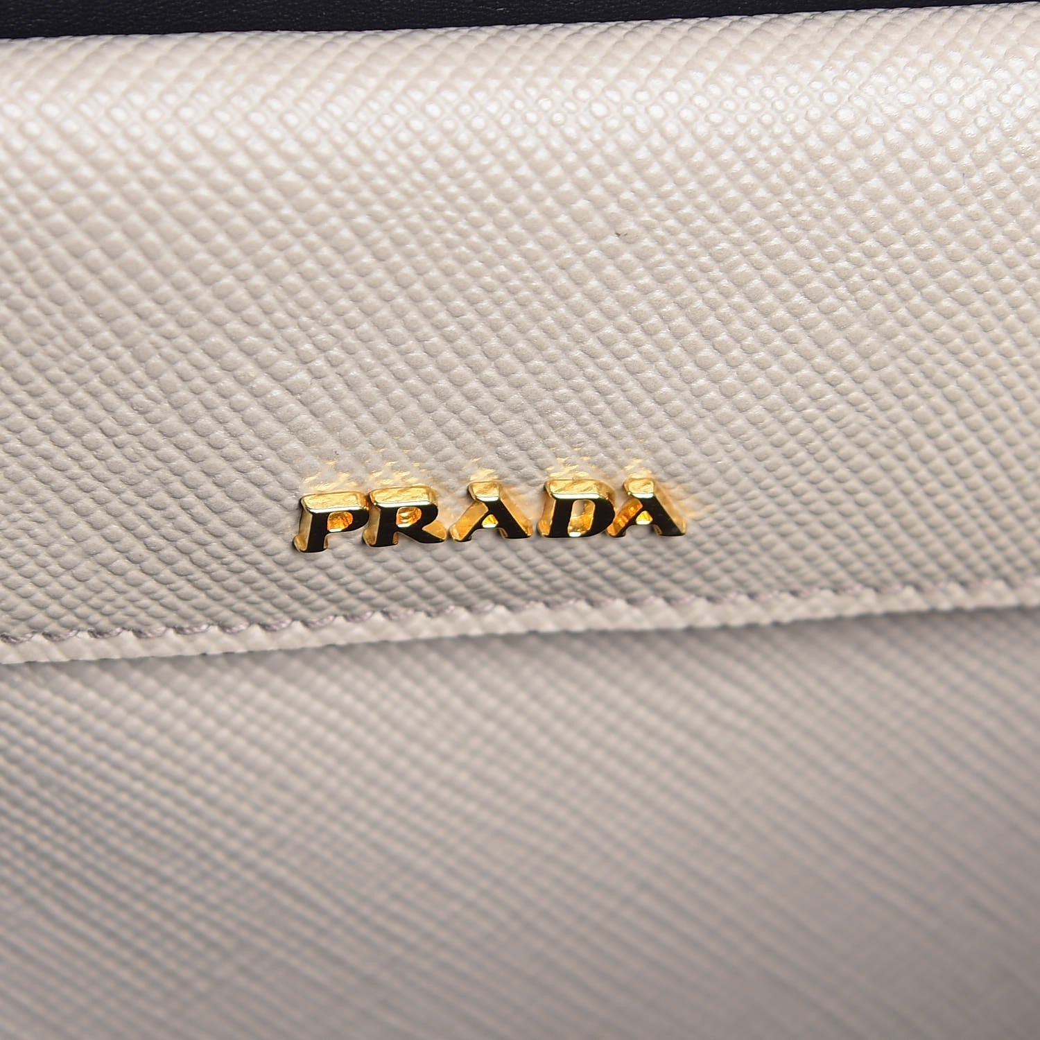 Prada Saffiano Cuir Medium Double Bag Talco Nero Black 8 of 9