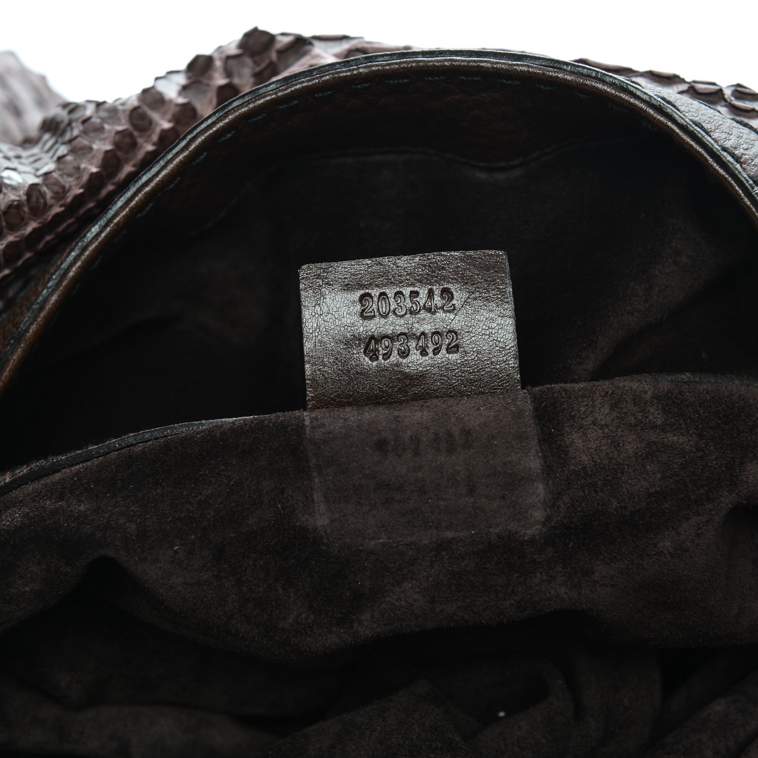 Gucci Python Large Jockey Hobo Brown 7 of 12
