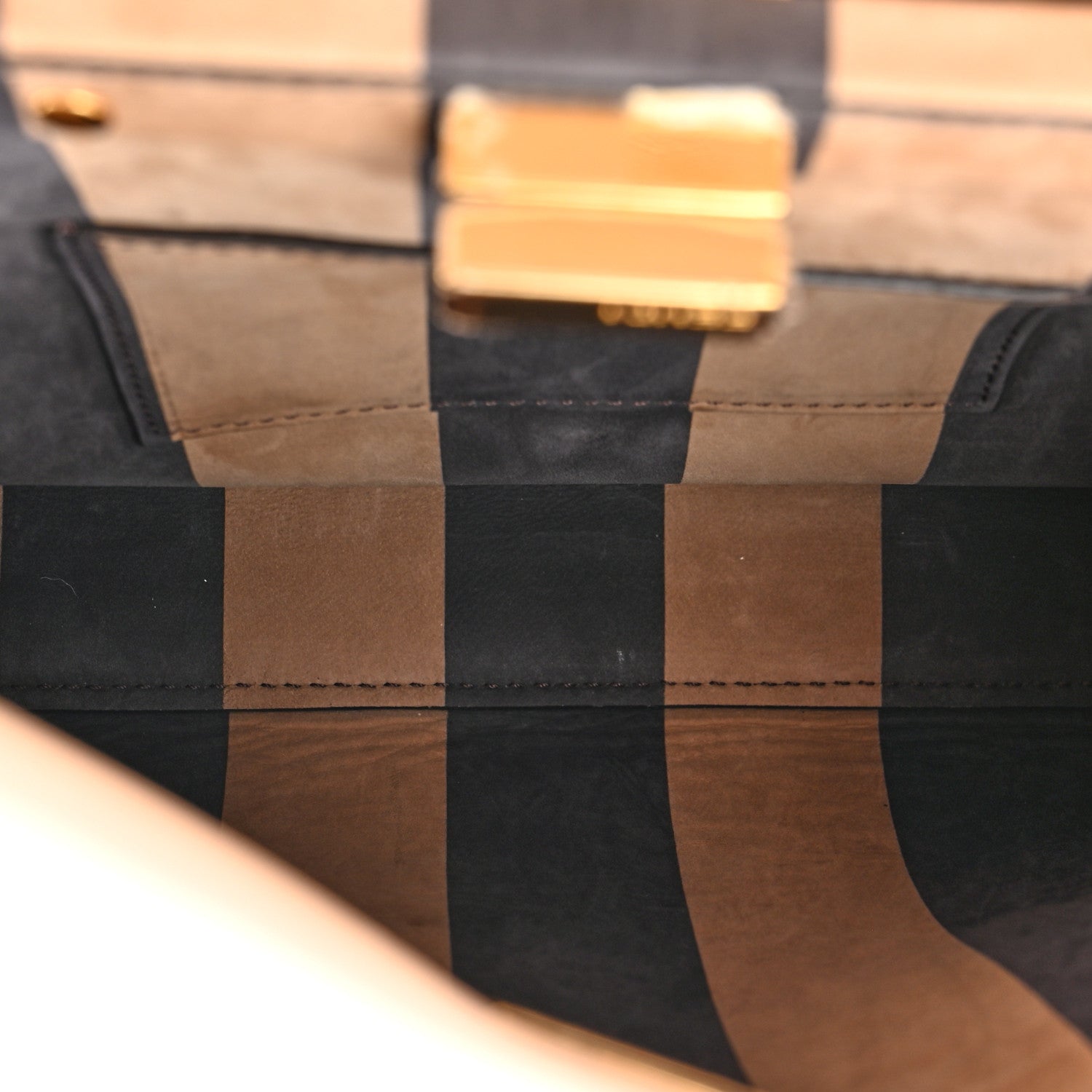 Fendi Nappa Flower Inlay Mini Peekaboo Iconic Satchel Poudre Sand Nuvola Multicolor 5 of 13