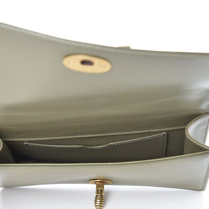 Christian Dior Calfskin Bee Pouch Grey Green 5 of 6