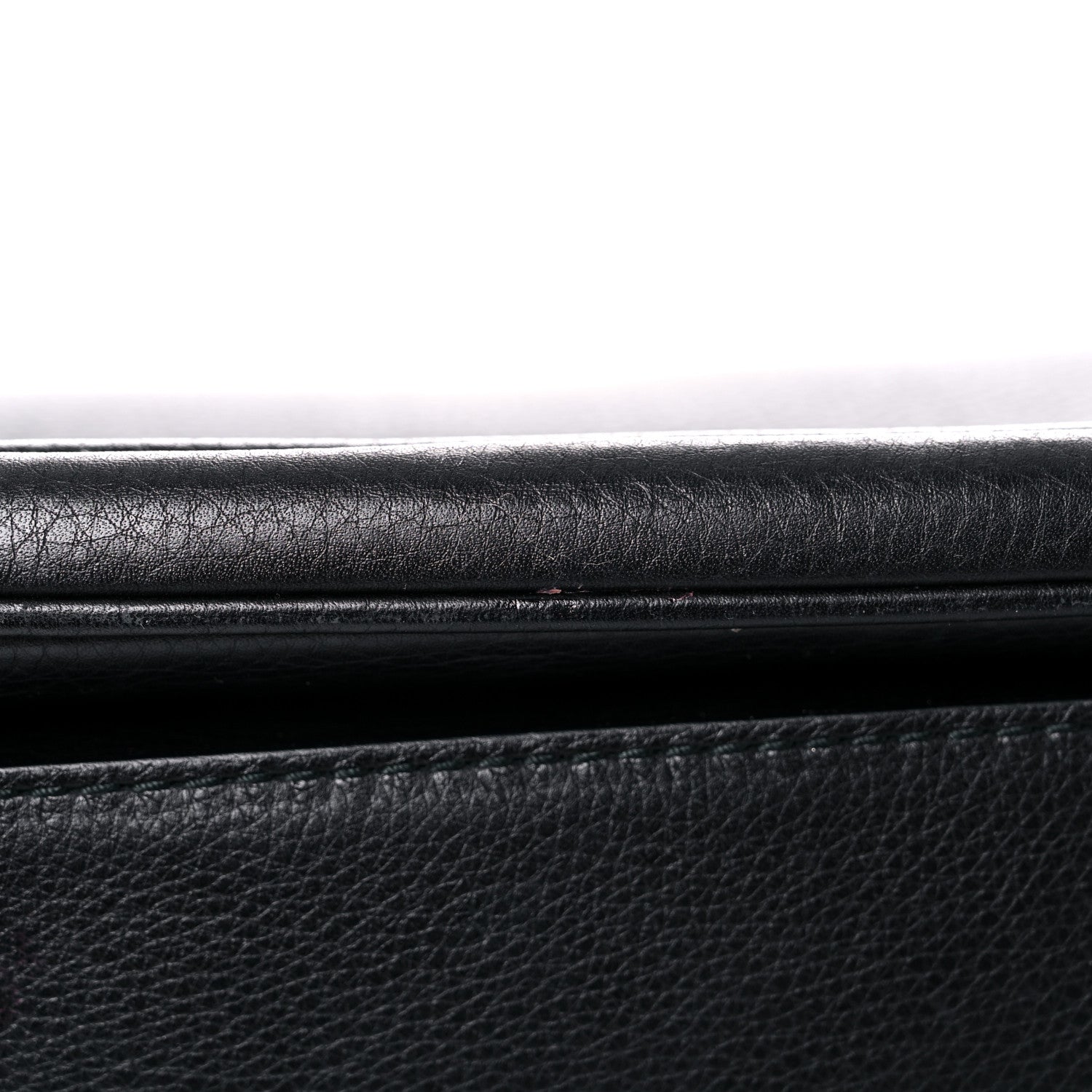 Gucci Calfskin Large New Bamboo Top Handle Bag Black 18 of 20