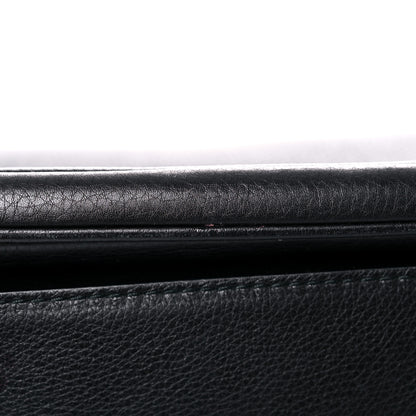 Gucci Calfskin Large New Bamboo Top Handle Bag Black 18 of 20