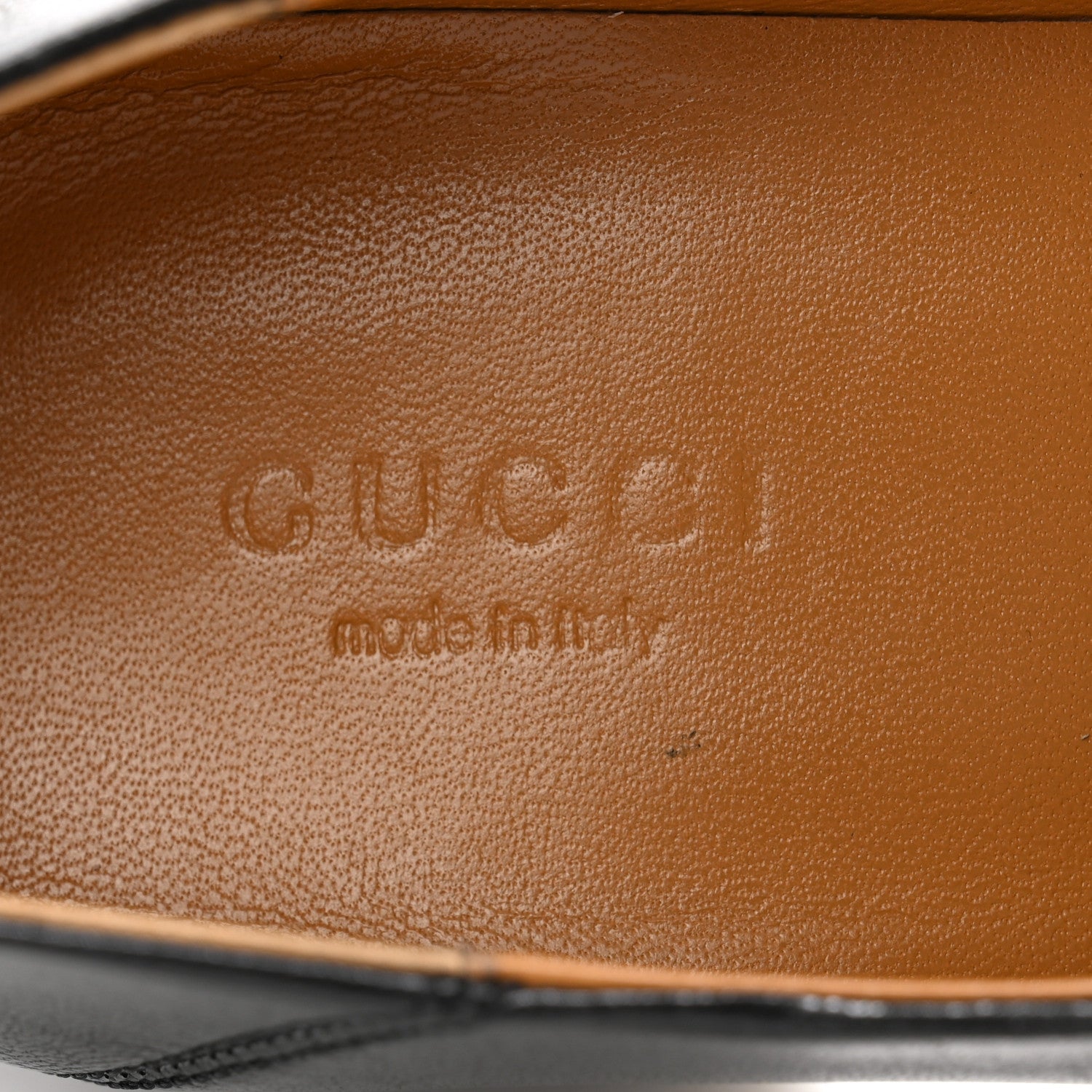 Gucci Goatskin Womens Horsebit Mid-Heel Loafers 35 Black 6 of 12